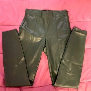 Zara women’s Faux Leather Pants